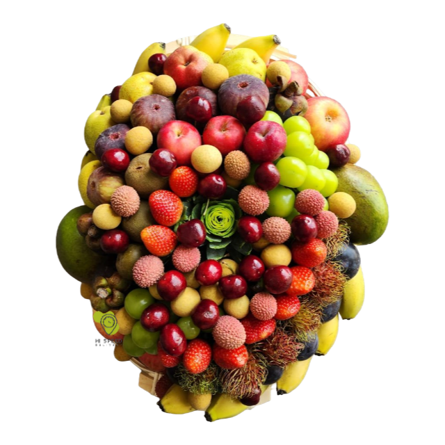 سلة فواكة متوسط بيضاوي