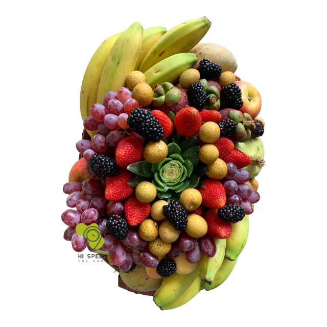 سلة فواكة صغيرة بيضاوي