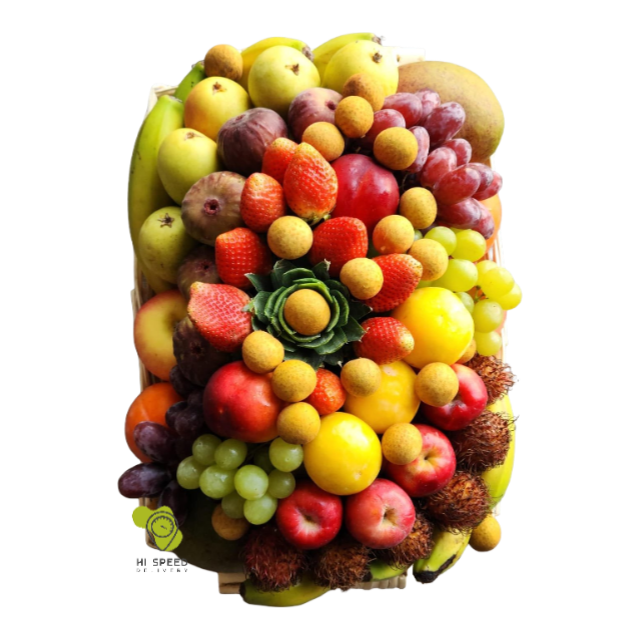 سلة فواكة صغيرة مستطيلة